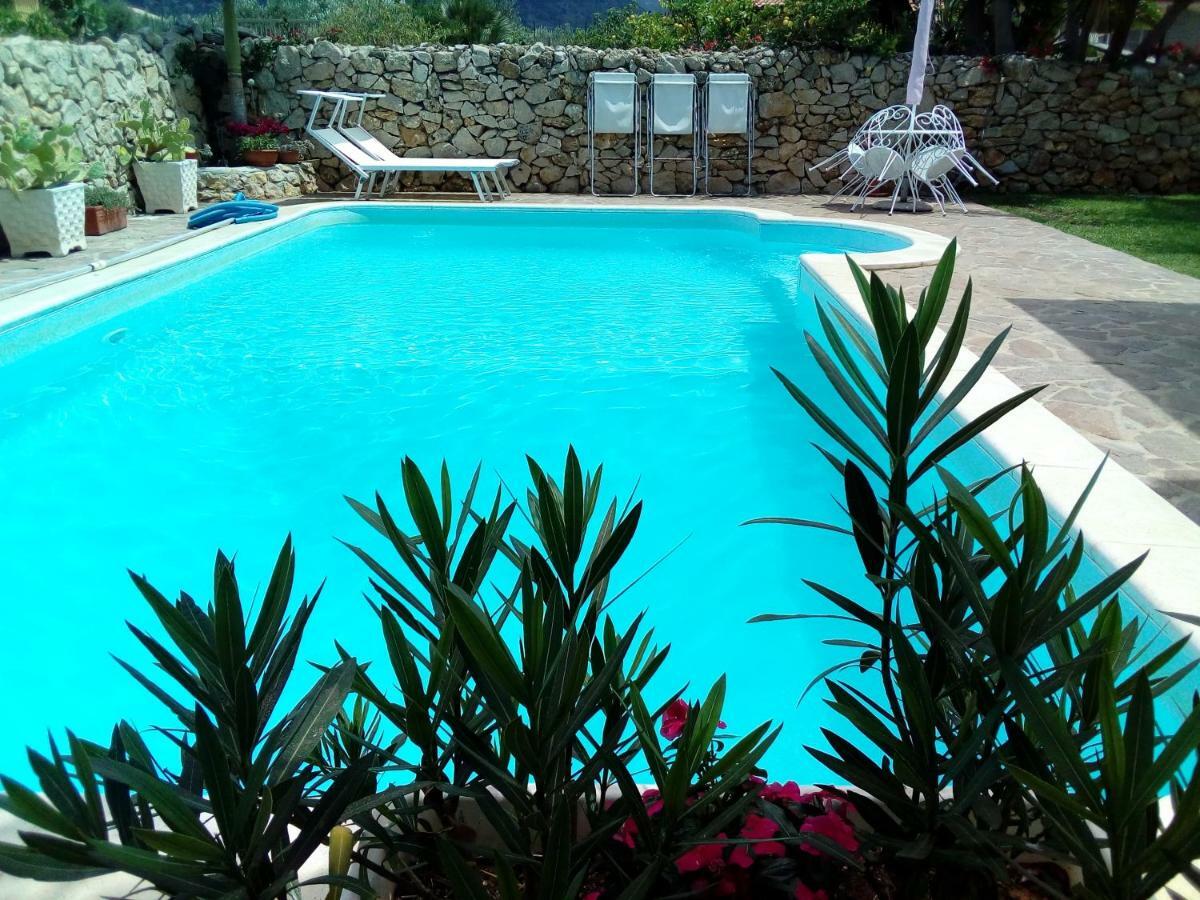 Villa Manzella Piscina Privata Cinisi Exterior foto